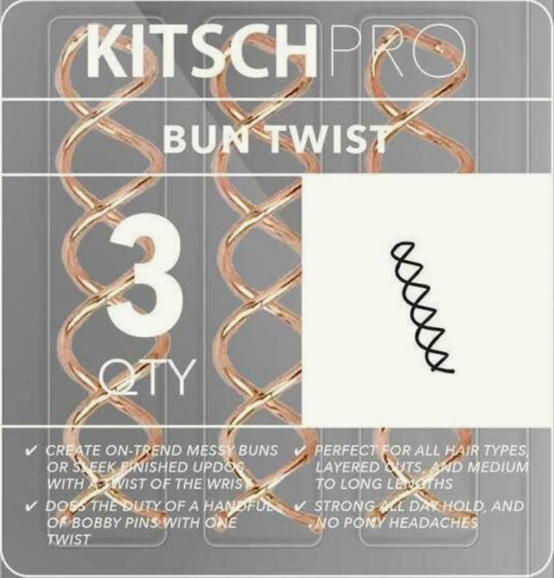 Bun Twist 3pc - Rose Gold